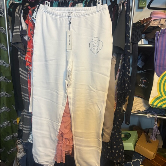 Juicy Couture White Sweat Pants